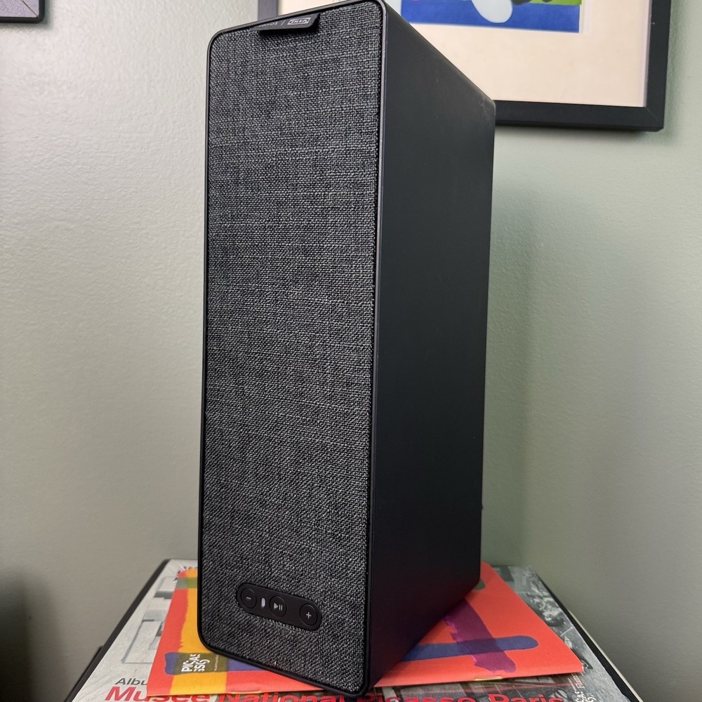 IKEA Sonos SYMFONISK Bookshelf Wireless Wi-Fi Smart Speaker Model E1801 Charcoal